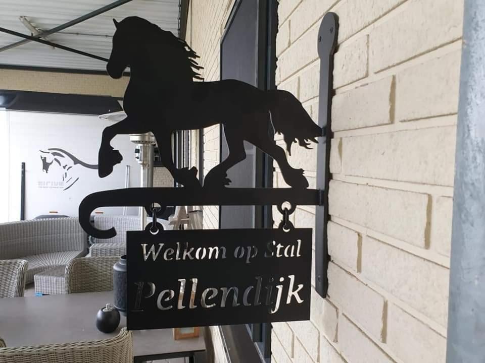 Luxe Gastenkamer Met Living En Keuken Bij Friezen Paarden Stal PellendijkWestendorp エクステリア 写真